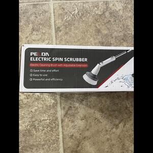 Electric spin scrubber